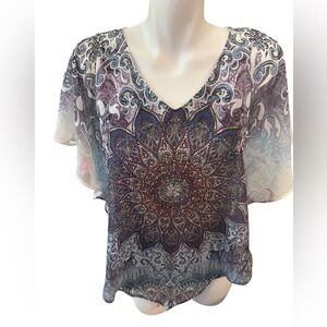 Westport chiffon‎ boho blouse